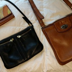 FOSSIL CROSSBODY PURSES AND WALLET